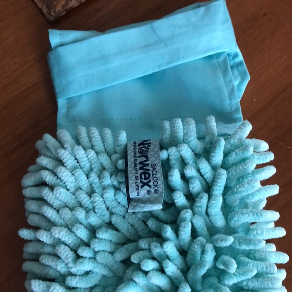 Norwex Sea Mist Chenille Towel NWOT - Picture 4 of 6